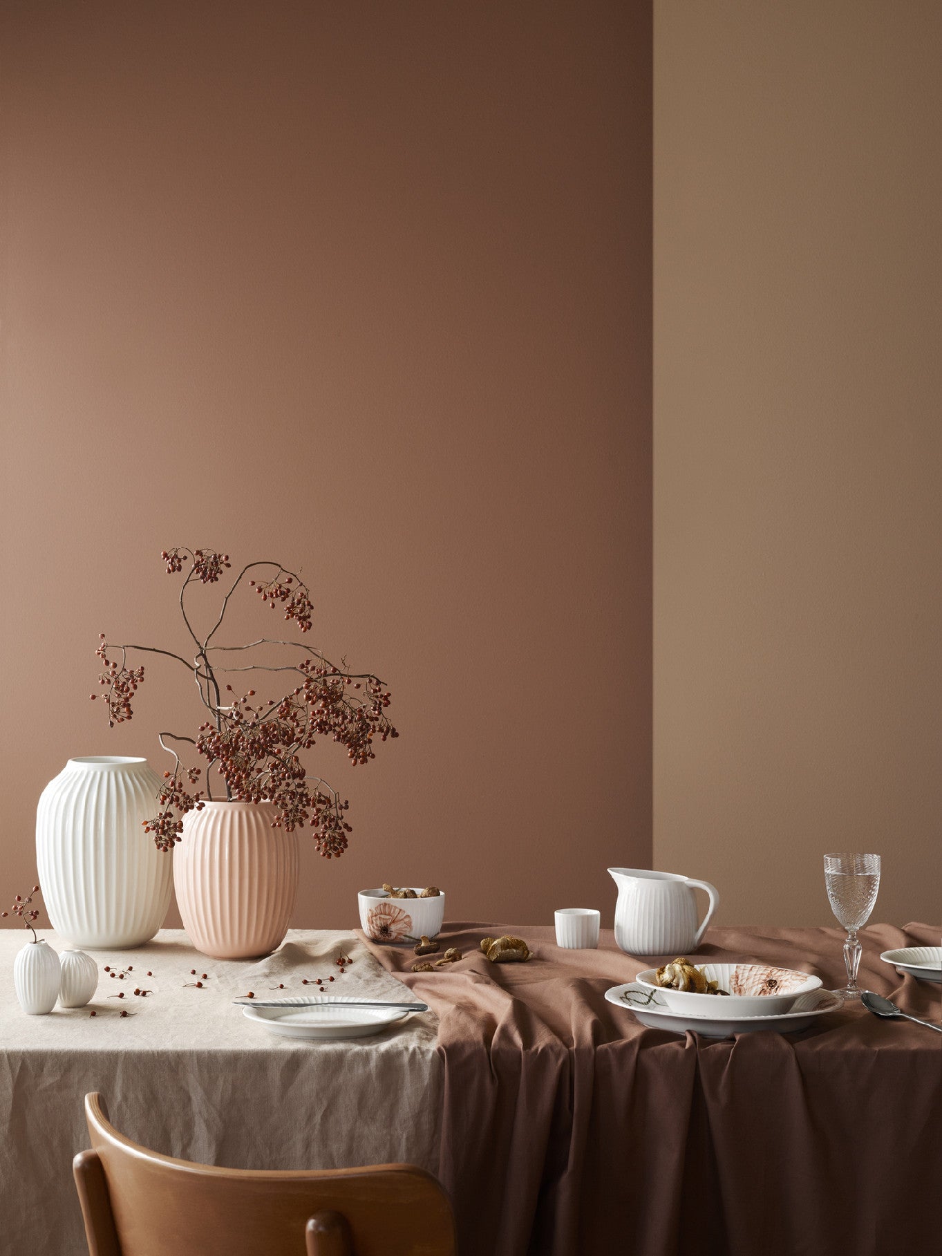 Porcelánová panvica Kähler Hammershoi 660 ml, biela, 690115