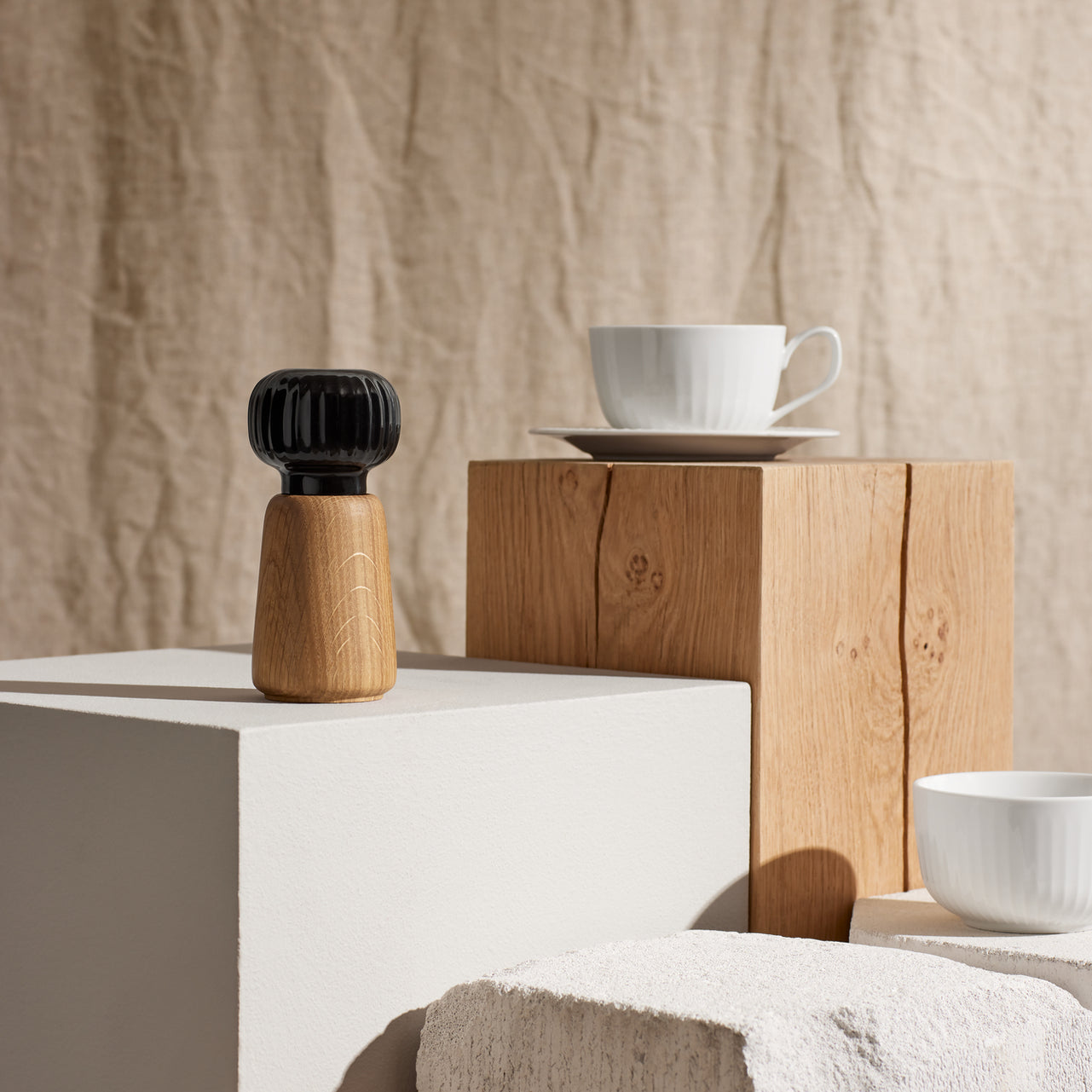 Kähler Hammershoi mlýnek na koření 14 cm, black, 692249