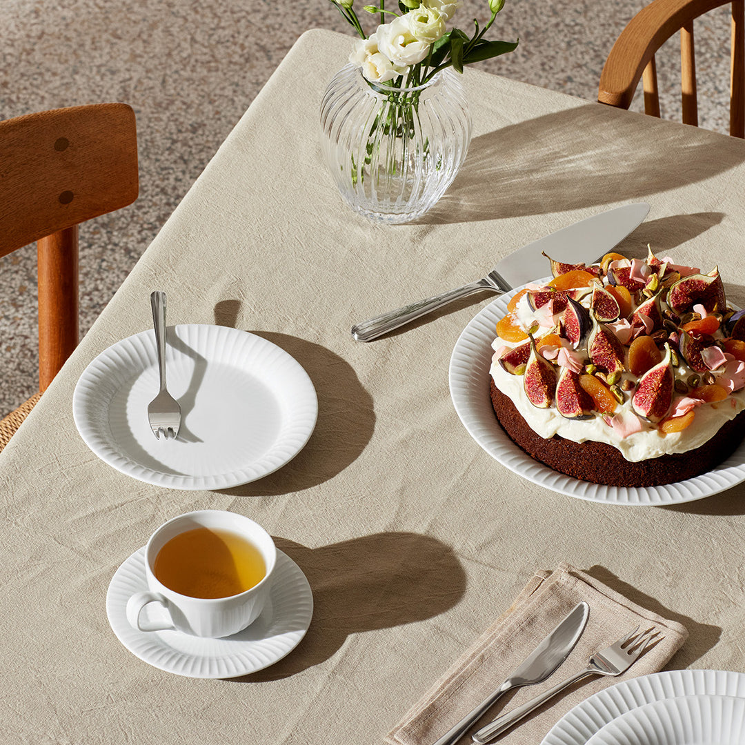 Porcelánová šálka a podšálka Kähler Hammershoi 250 ml, biela, 692205