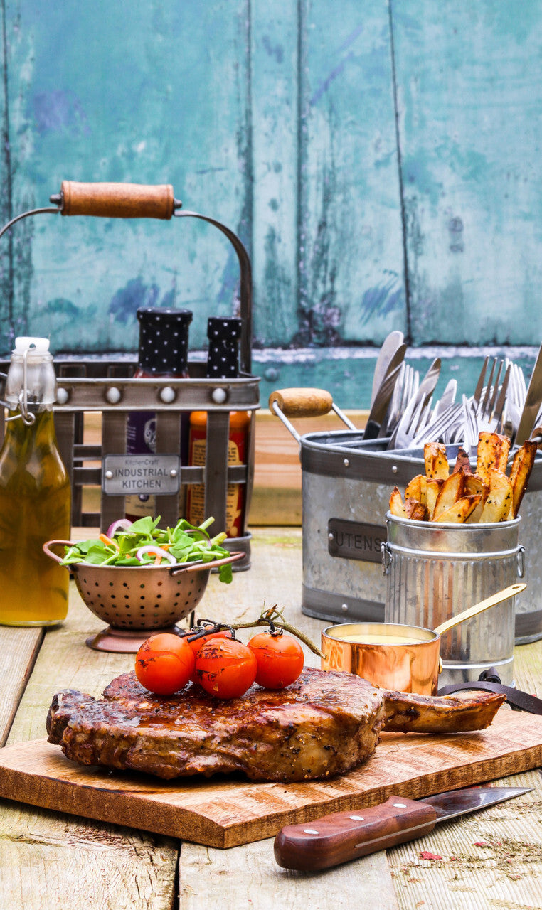 KitchenCraft Priemyselný kovový stojan na korenie, INDCONDHOLD