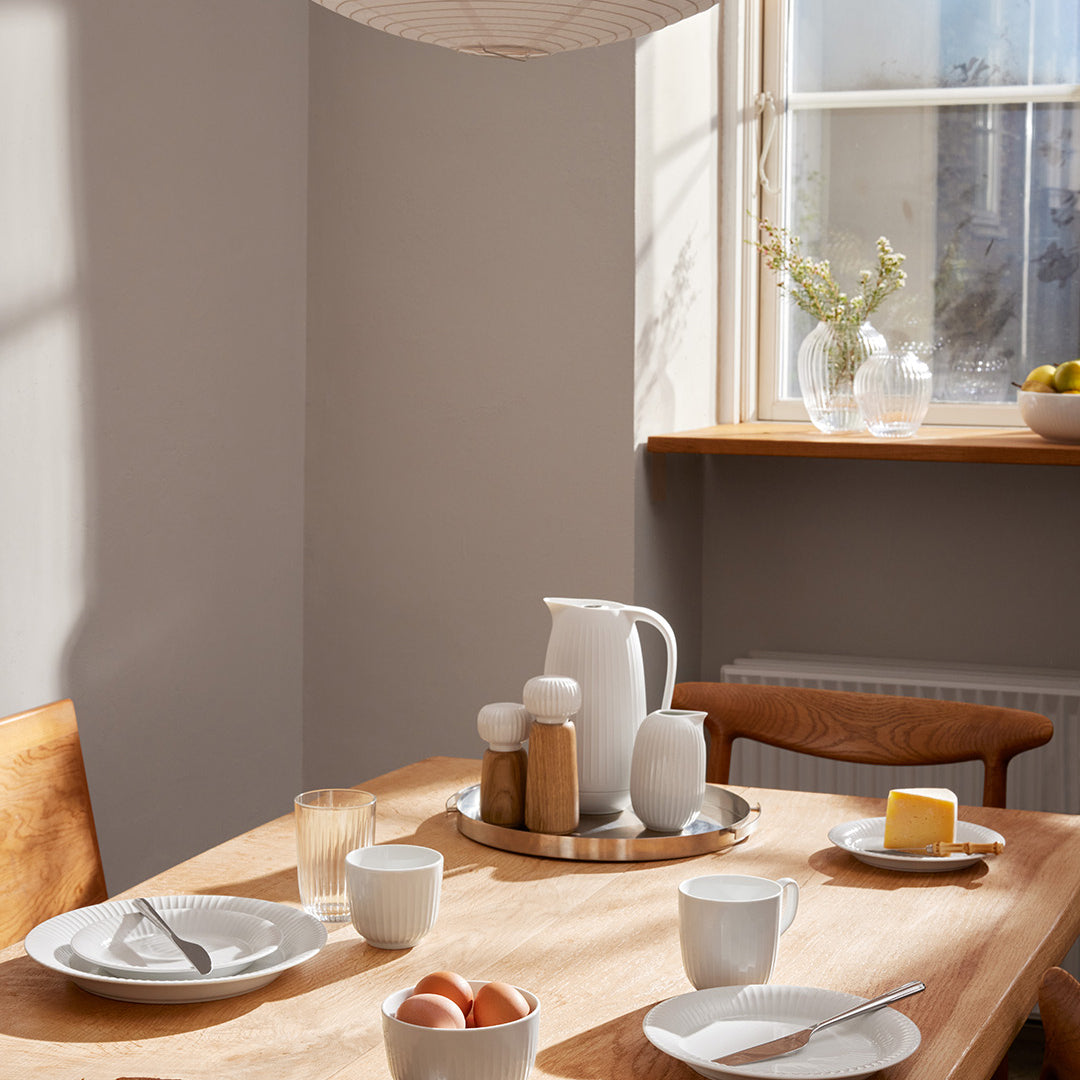 Kähler Hammershoi porcelain plate 22 cm, white, 692211