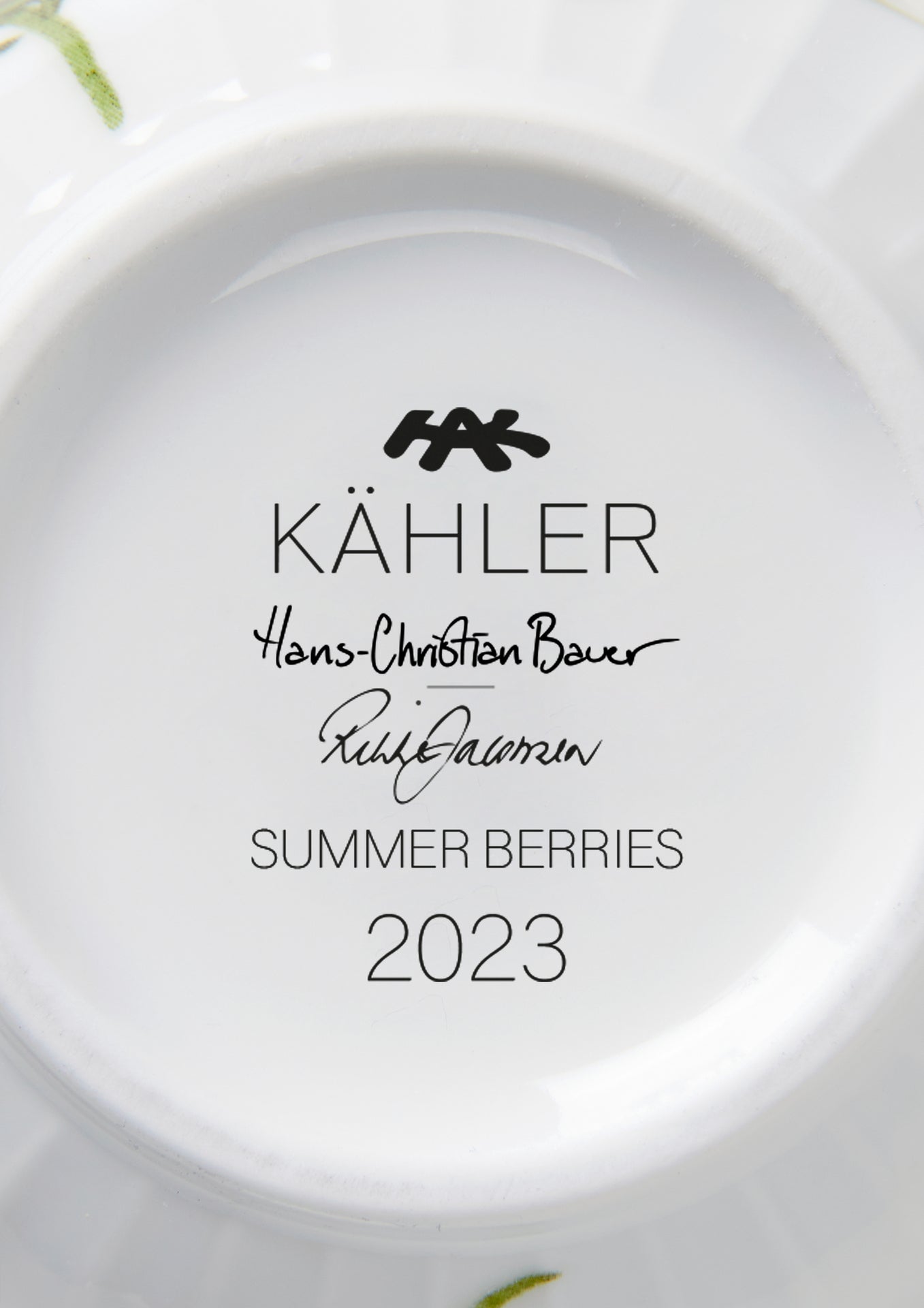 Kähler Hammershoi Summer porcelánový hrnček 330 ml, summer berries, 692622