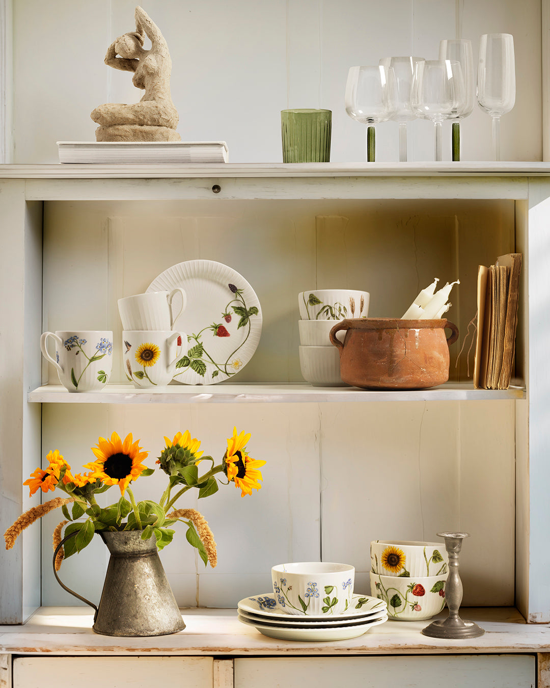 Kähler Hammershoi Summer porcelánová miska 12 cm, forget me not, 692624