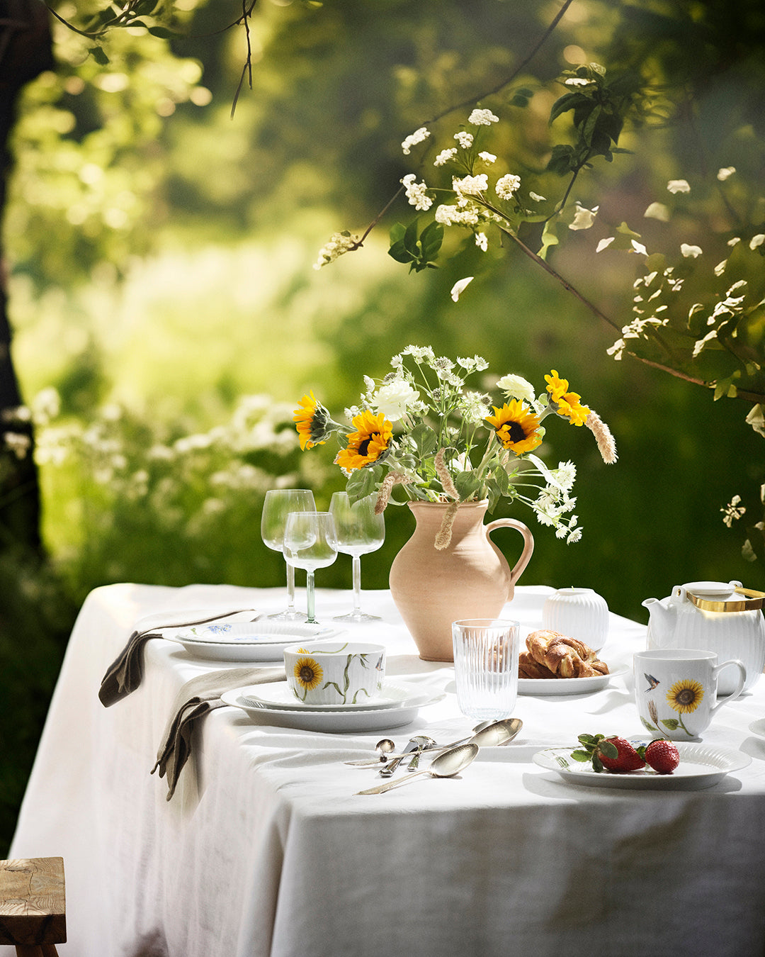 Kähler Hammershoi Summer porcelánová miska 12 cm, sunflower, 693282