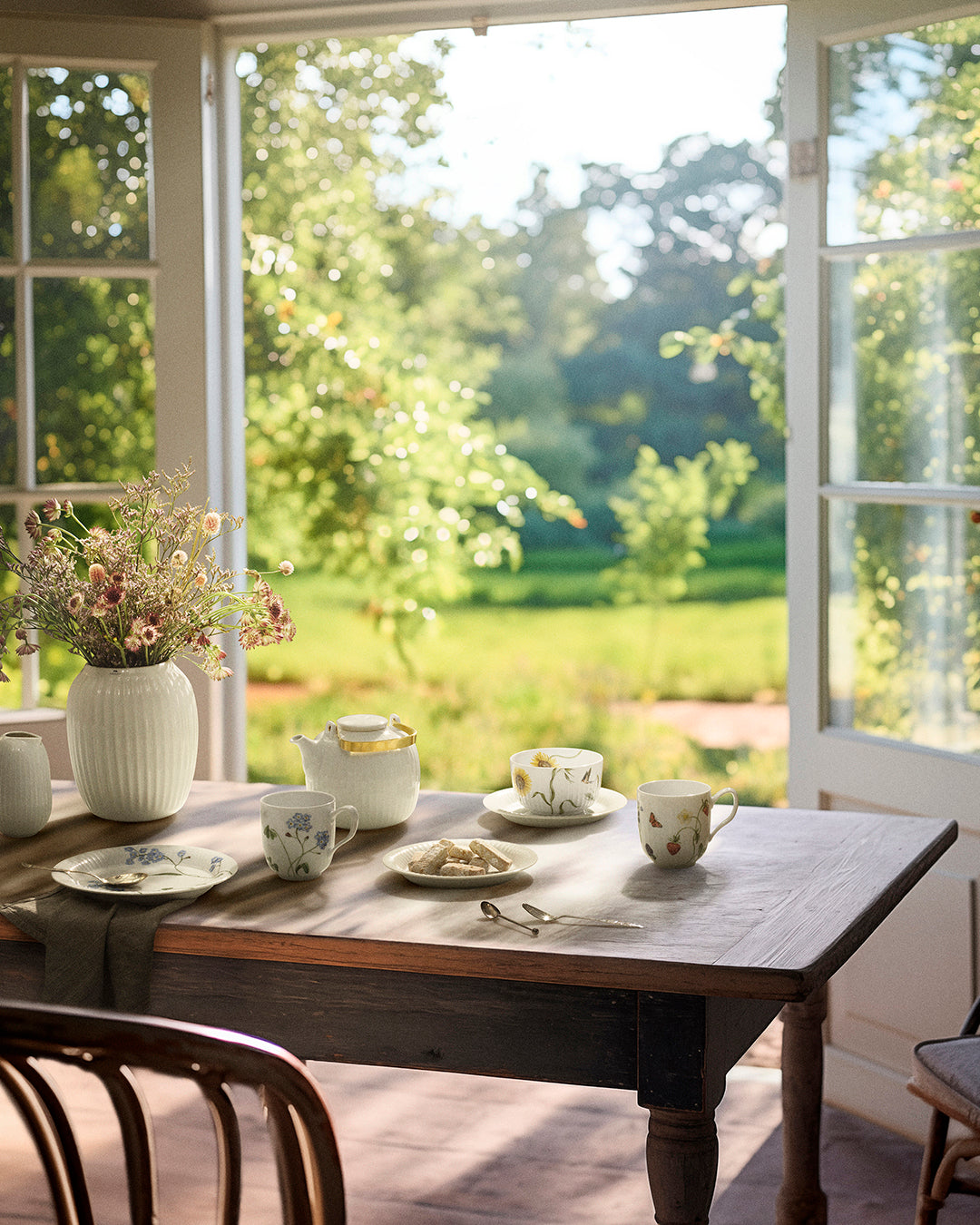 Kähler Hammershoi Summer porcelánová miska 12 cm, sunflower, 693282