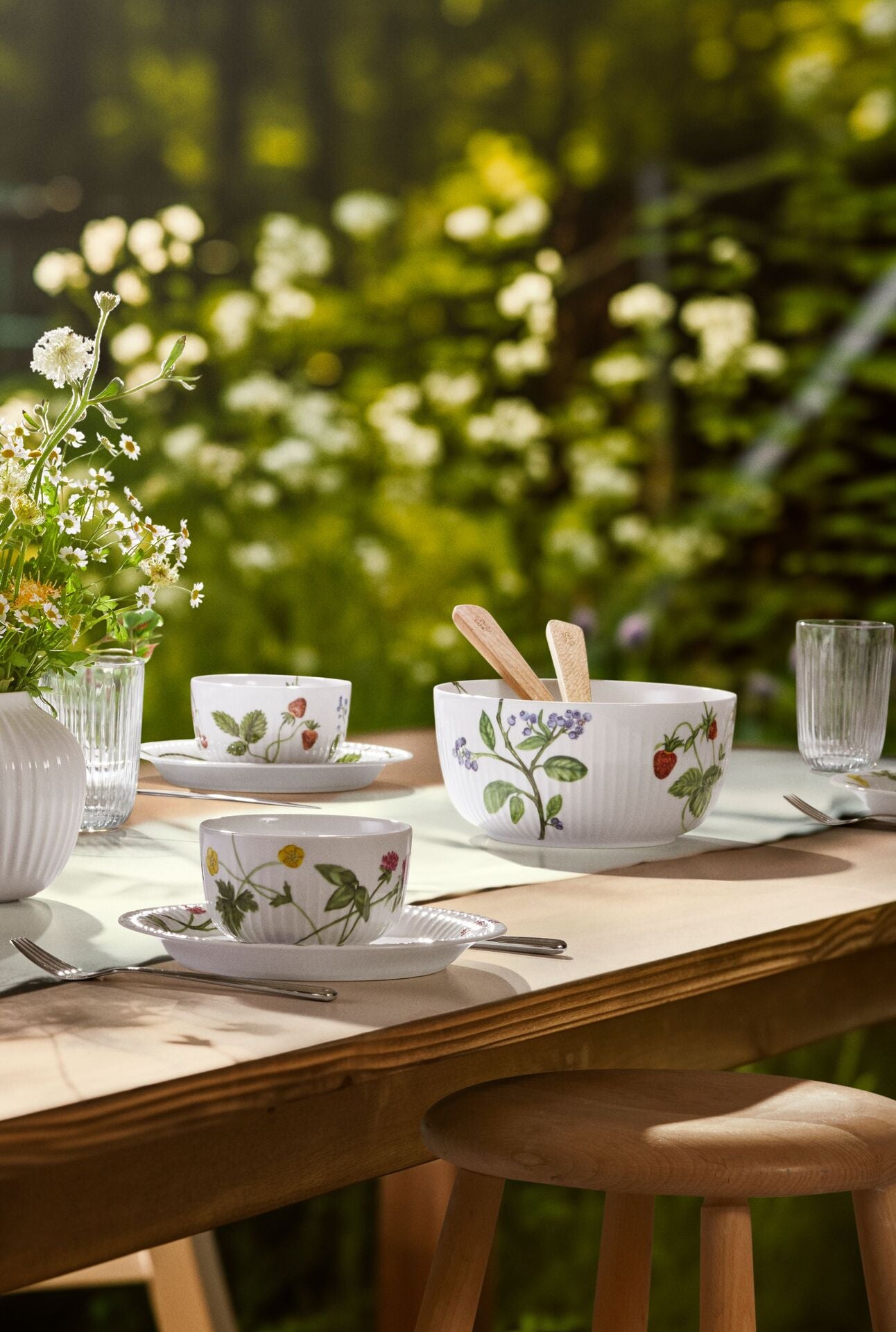 Kähler Hammershoi Summer porcelánová misa 21 cm, summer berries, 693336