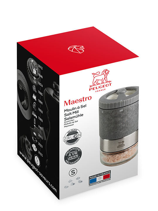 Peugeot Maestro sada mlynčeka na soľ, zásobníka a soli, light graphite, 46989
