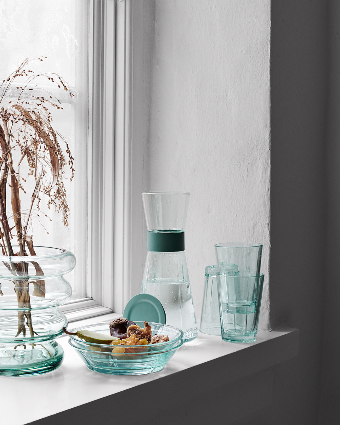 Rosendahl Grand Cru Recycled skleněné dezertní talíře 16 cm, clear green, 2 ks, 25370