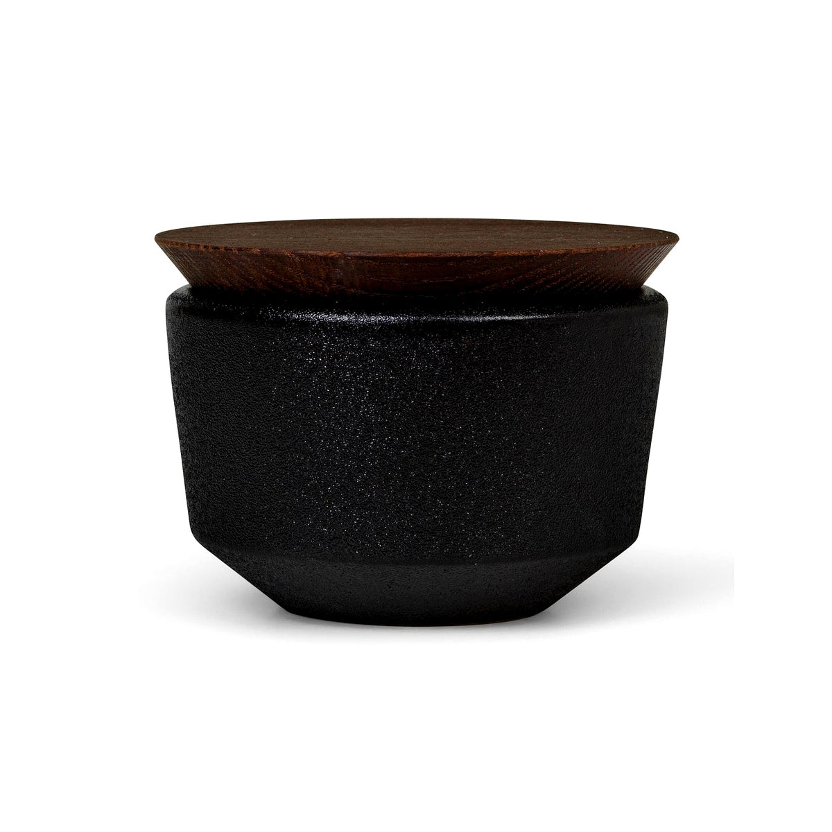 Rosendahl RA kameninová dóza na soľ 0,15 l, black, 23102