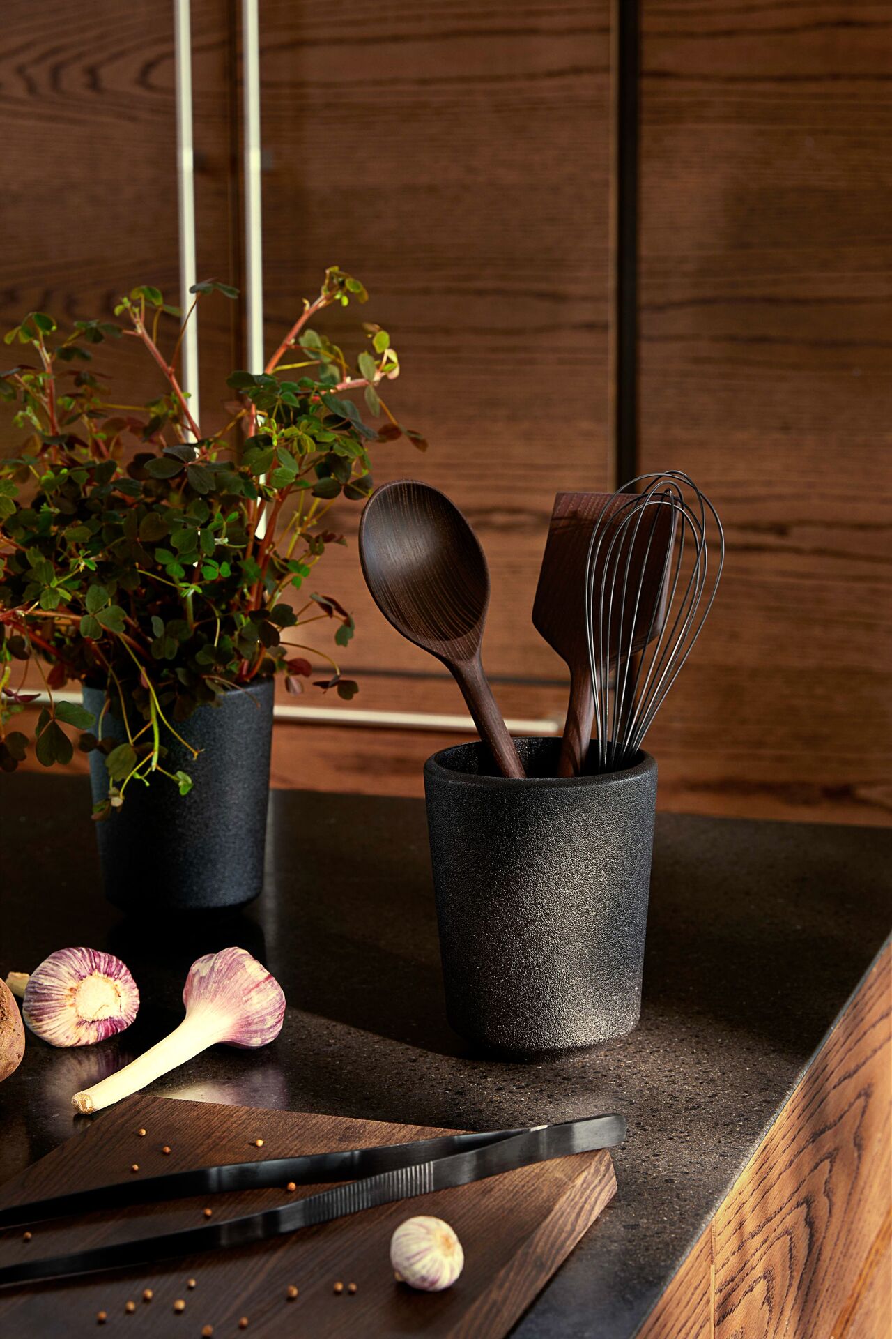 Rosendahl RÅ kitchen utensil storage box, black, 23113