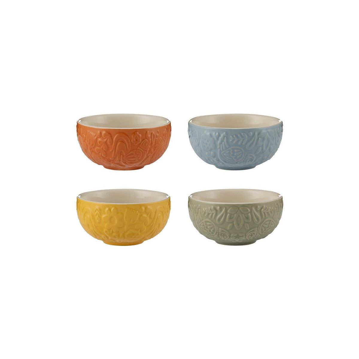 Mason Cash Home To Roost mini bowl set of 4, 2002.269