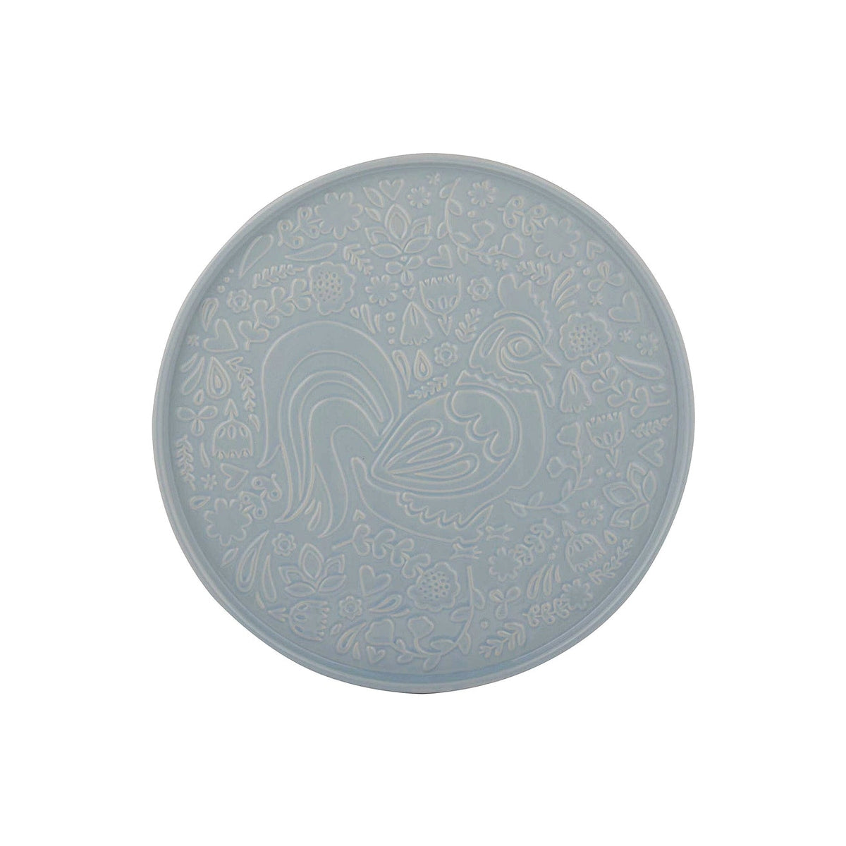 Mason Cash Home To Roost serving plate round, 30 cm, blue, 2002.319