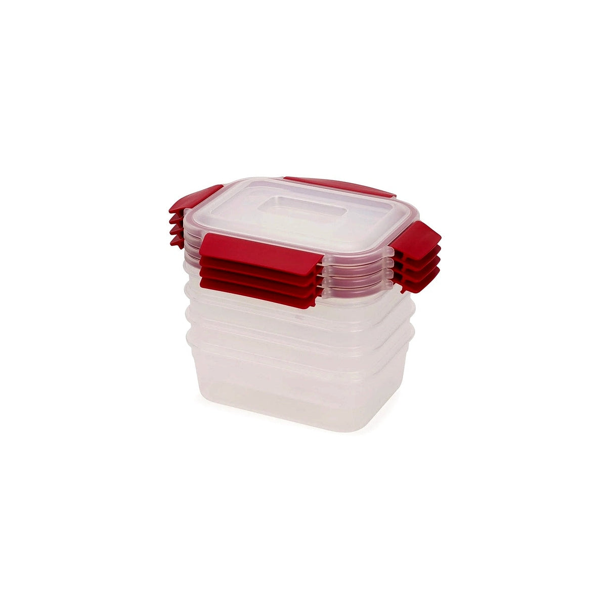 Joseph Joseph Nest Lock Food Storage Box Set 1.1 L, Red, 1000011