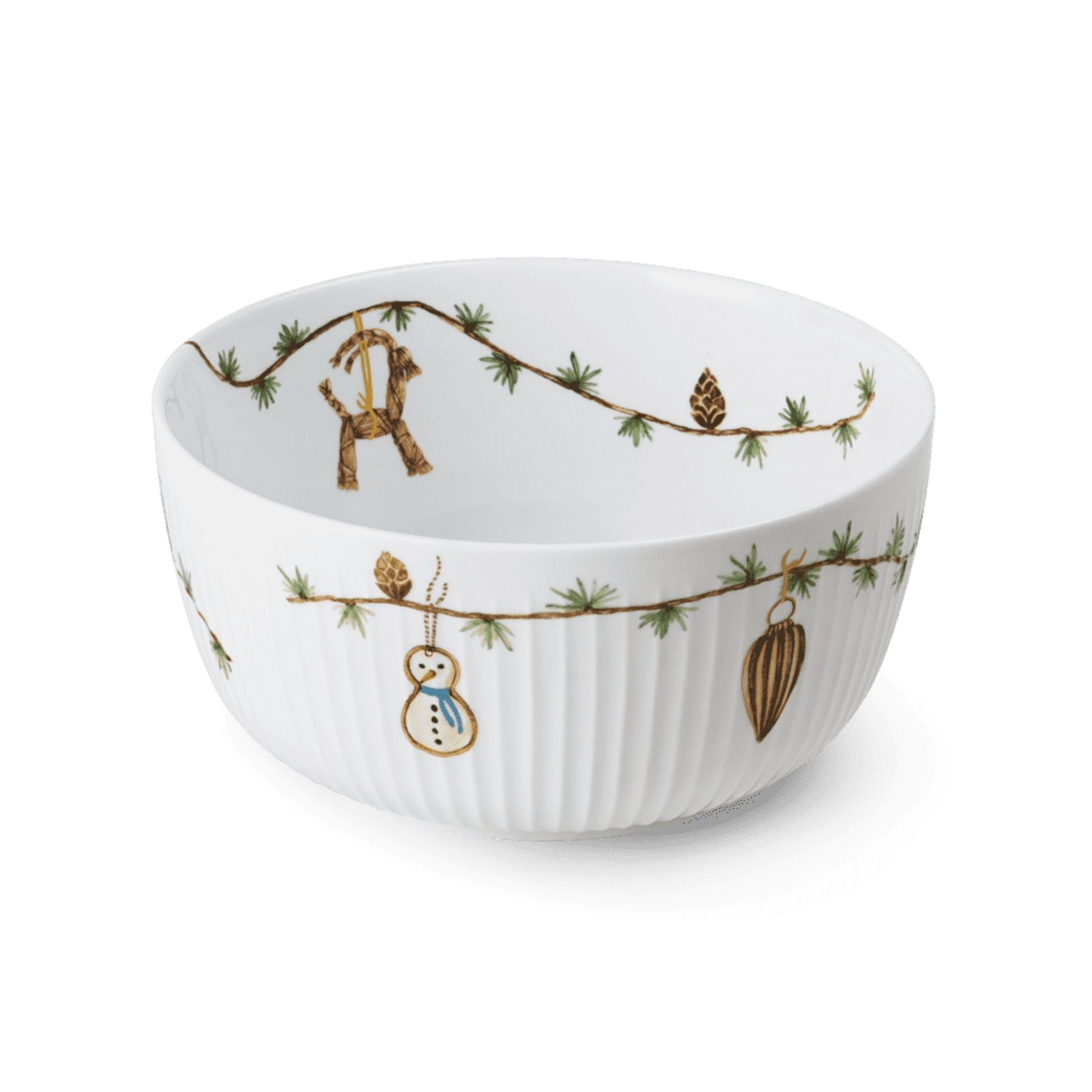 Kähler Hammershoi Christmas porcelánová misa 21 cm, white, 693255