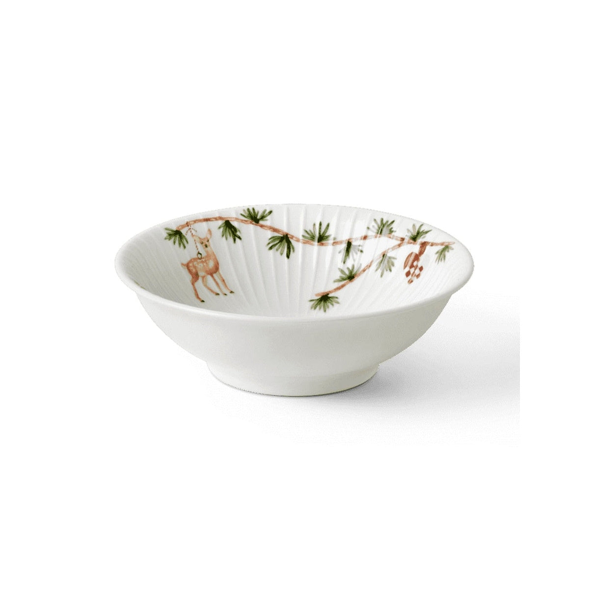 Kähler Hammershoi Christmas porcelain bowl 16 cm, white, 693026