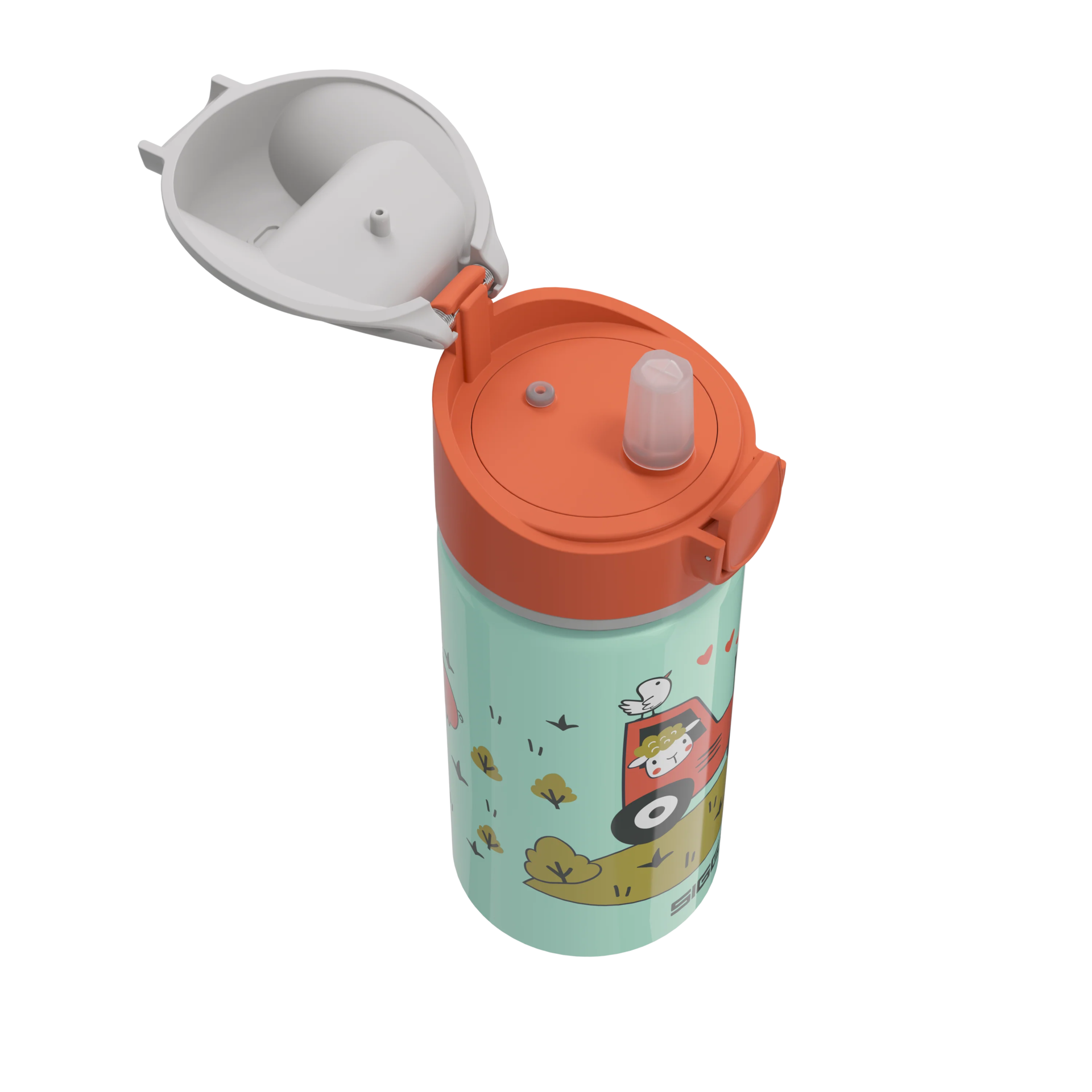 Sigg Miracle detská fľaša na pitie 400 ml, tractor farm, 6166.60