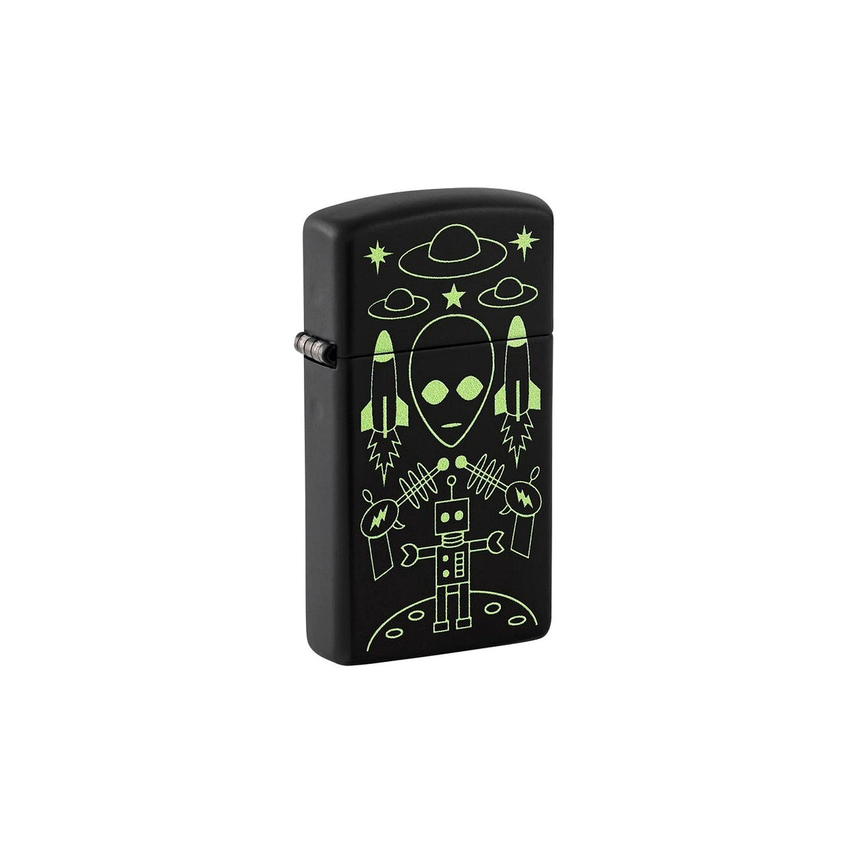 Zippo 66071 Slim Alien Invasion Lighter