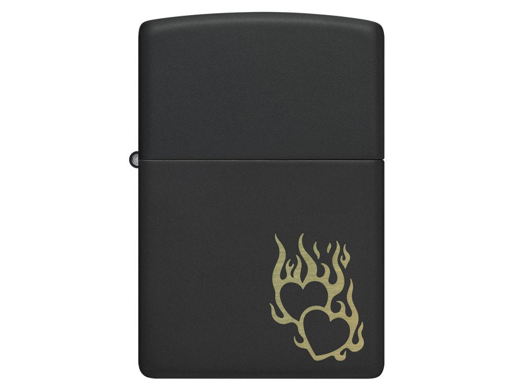 Zippo Lighter 66072 Fire Heart Design