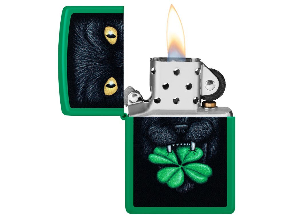Zippo Lighter 66086 Feline Lucky Design