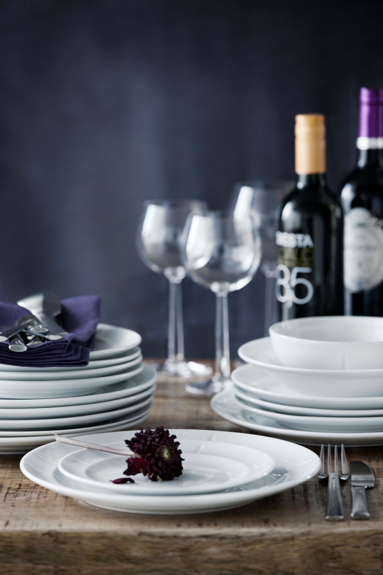 Rosendahl Grand Cru Soft porcelánové talíře 27 cm, white, 4 ks, 20510