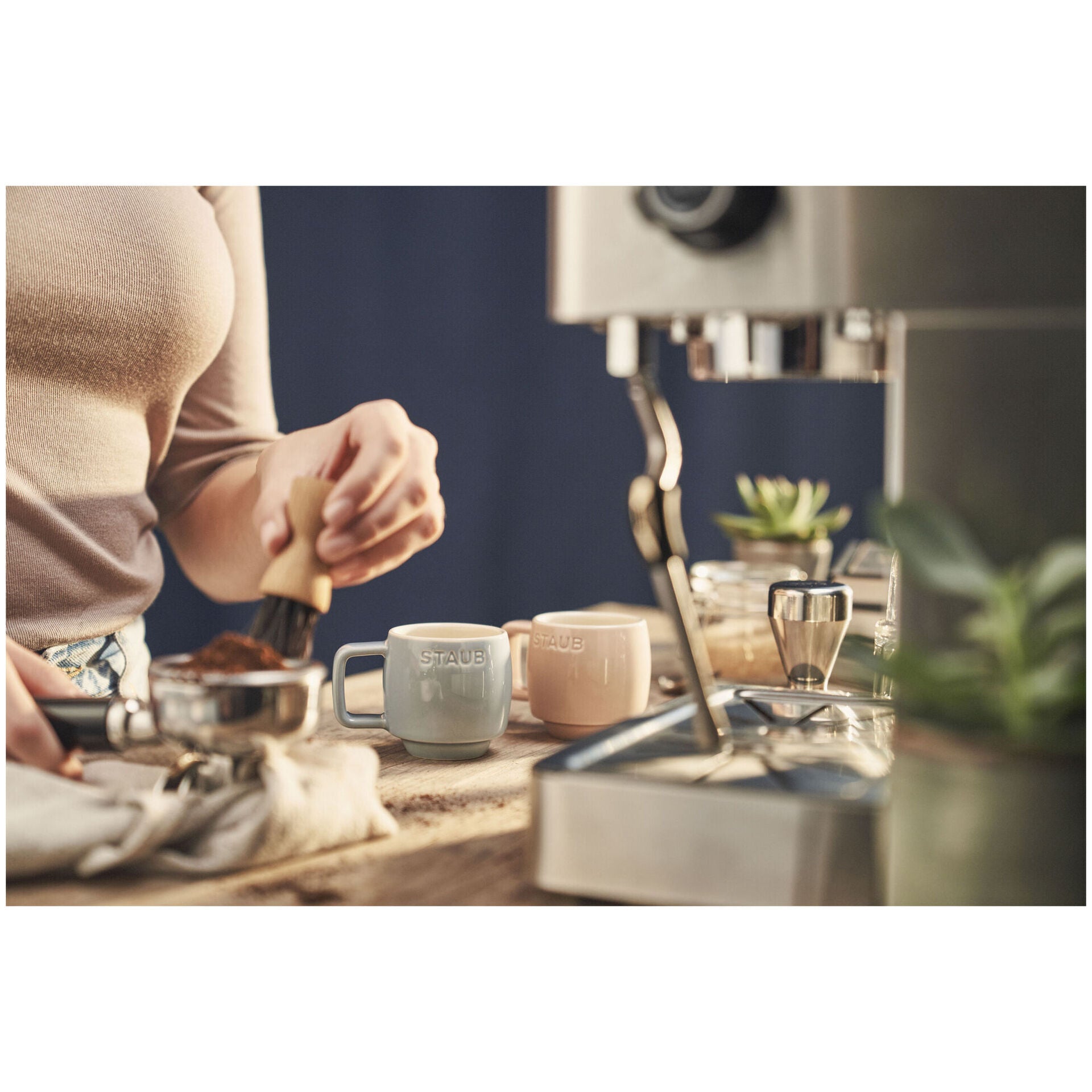 Staub sada 6 ks keramických hrnčekov 6 cm/0,1 l, macaron, 1029096