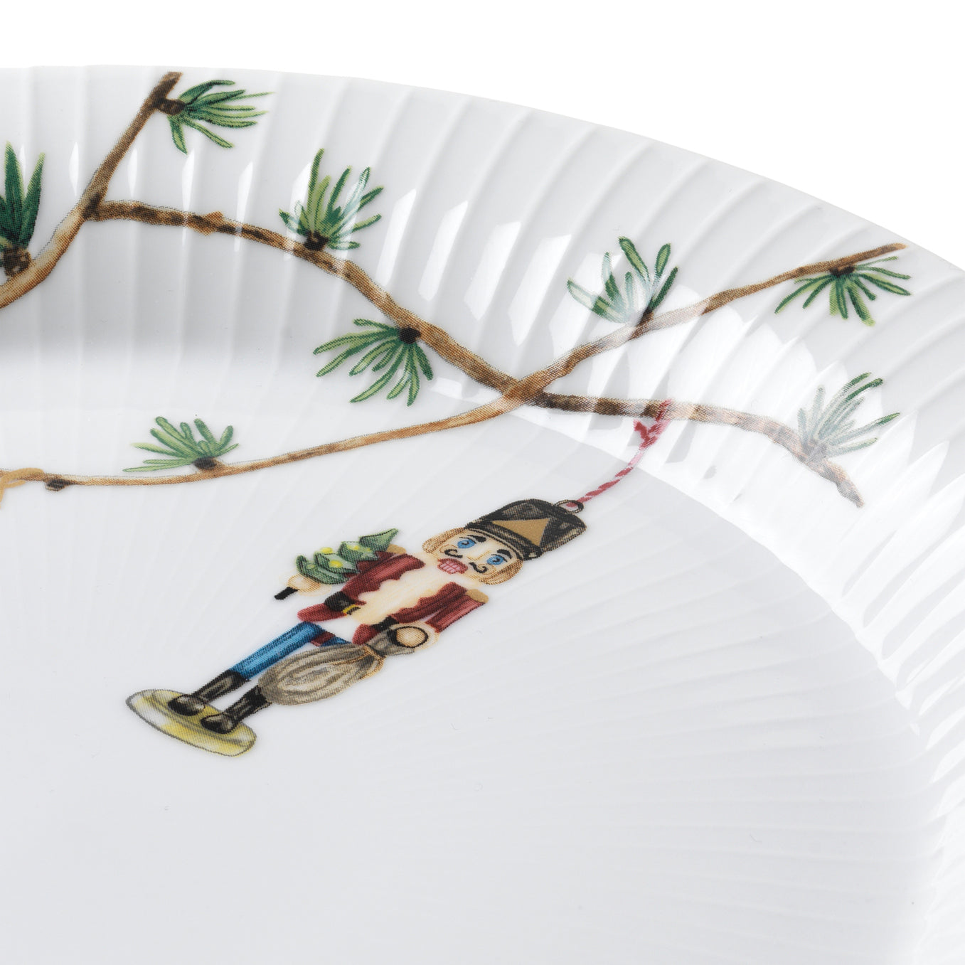 Kähler Hammershoi Christmas porcelain plate 27 cm, white, 693205