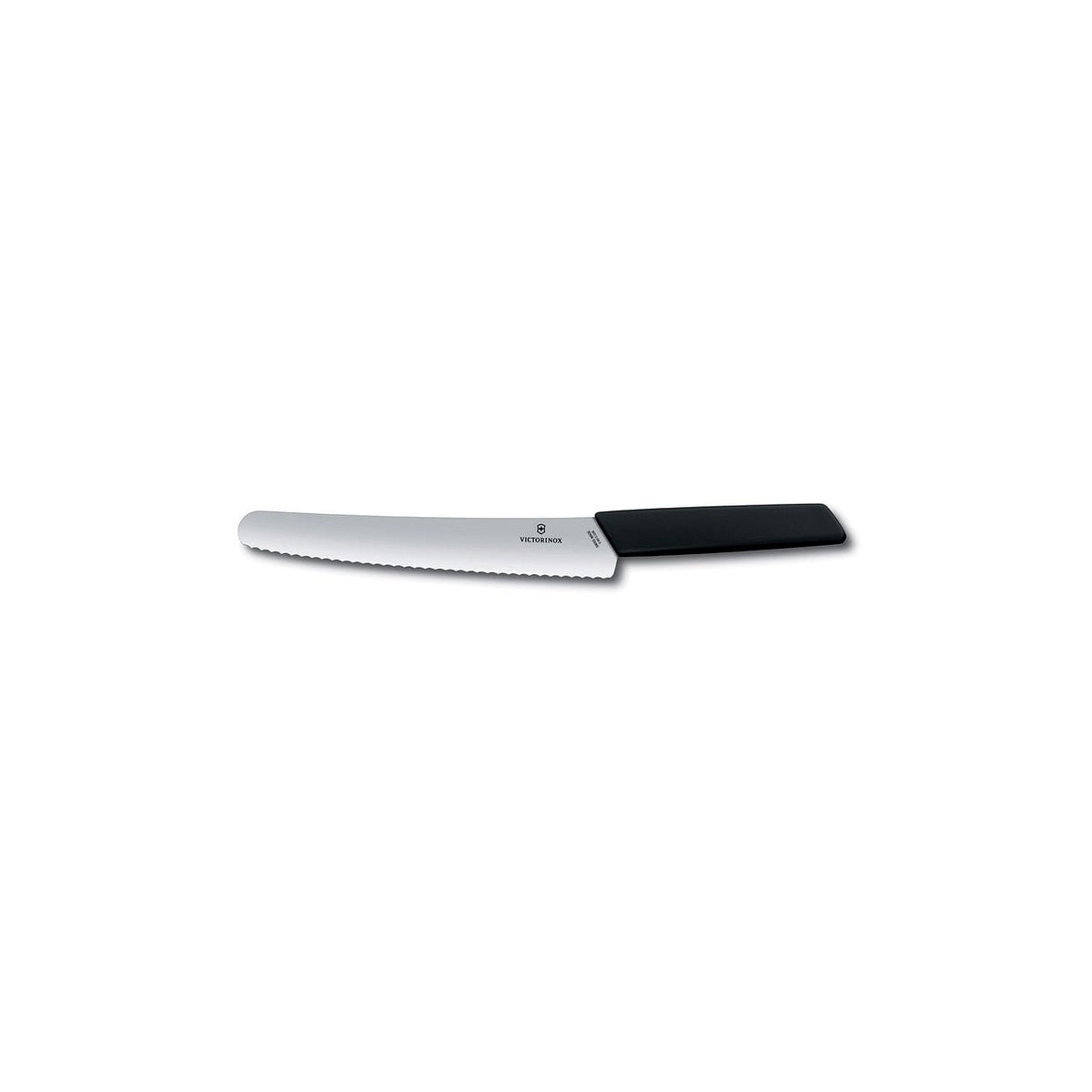 Victorinox Swiss Modern nôž na chlieb 22 cm, black, 6.9073.22WB