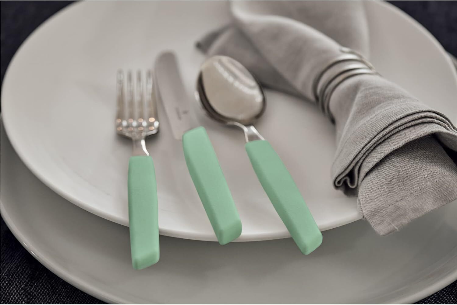 Victorinox Swiss Modern sada príborov 24 ks, mint green, 6.9096.11W41.24