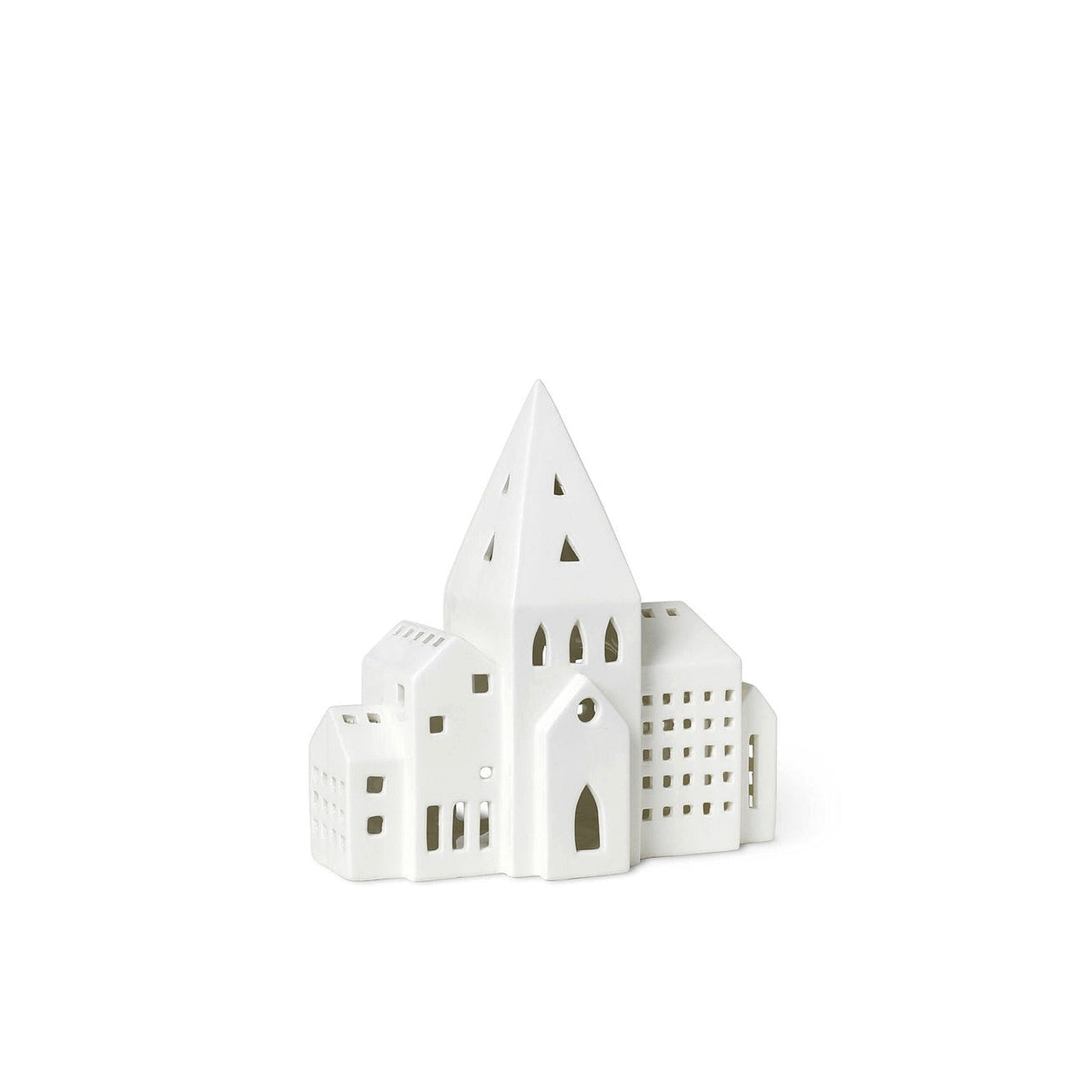Kähler Urbania ceramic candlestick house City 21 cm, 693521