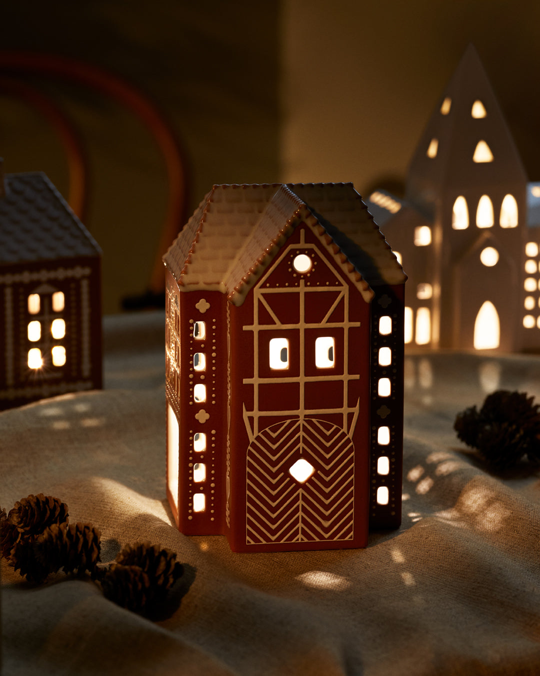 Kähler Gingerbread keramický svietnik 17 cm, 693522