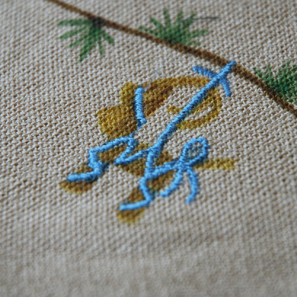 Kähler Hammershoi Christmas cotton tree rug 130 cm, sand, 693718