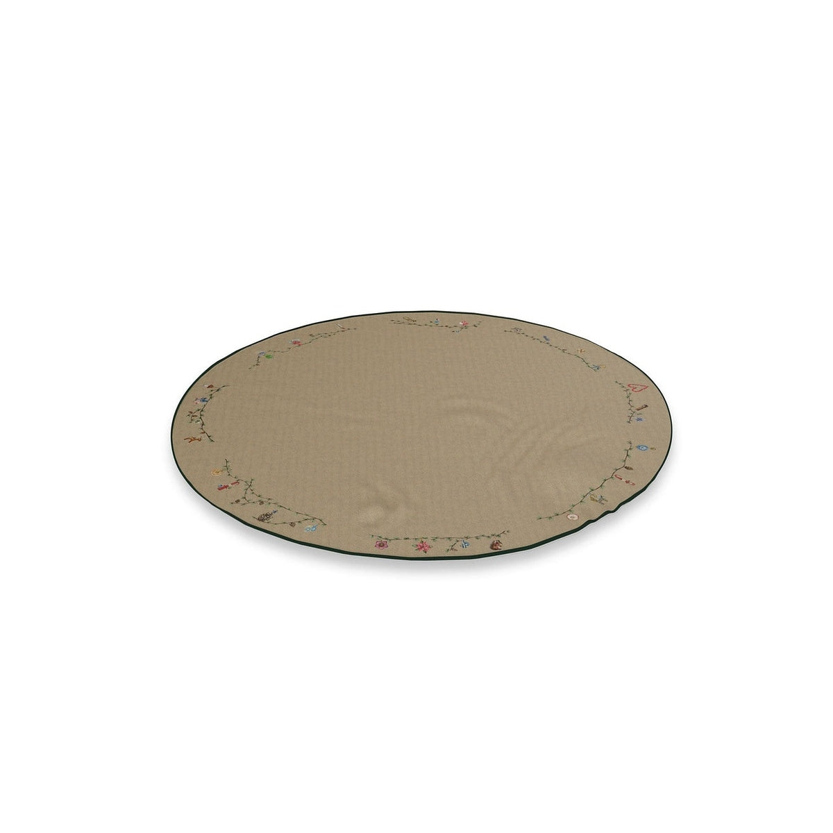 Kähler Hammershoi Christmas cotton tree rug 130 cm, sand, 693718