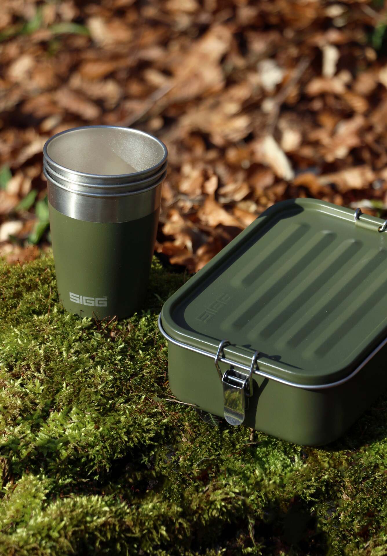 Sigg Gemstone jedálenský box 1,1 l, roasted green, 6171.30