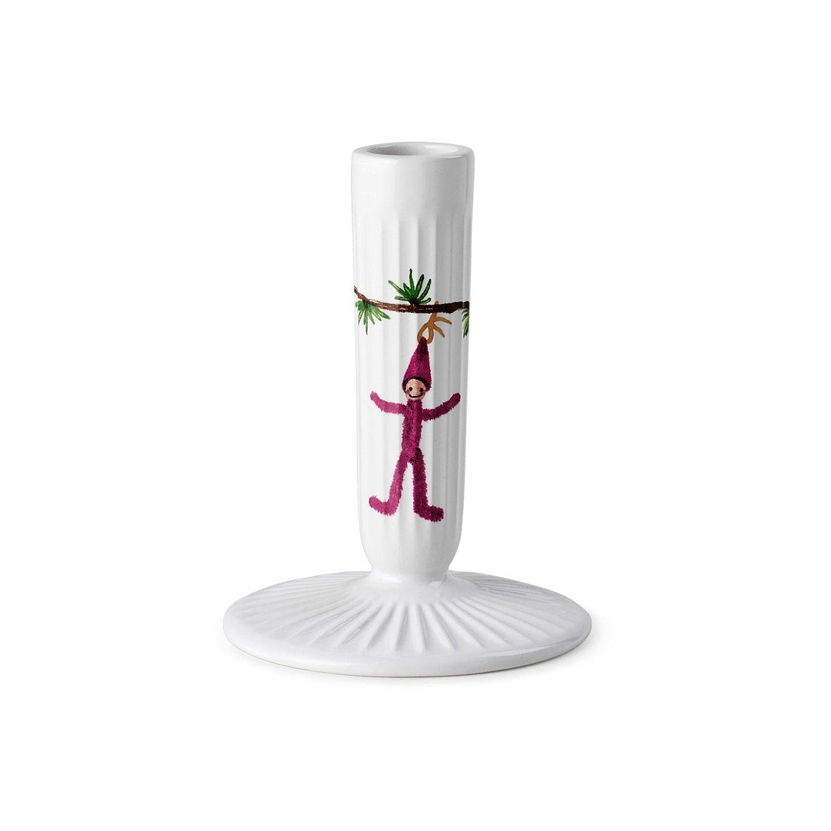 Kähler Hammershoi Christmas keramický svietnik 12 cm, white, 693248