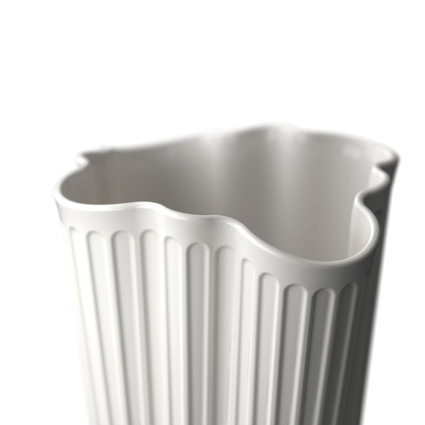 Kähler Hammershoi Unfold keramická váza 20,5 cm, white, 693286