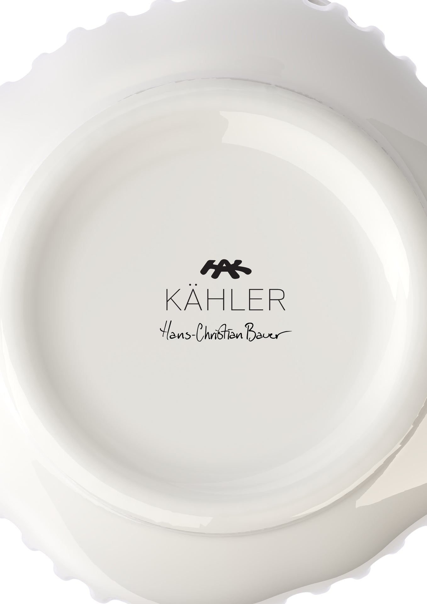 Kähler Hammershoi Unfold keramická váza 16,5 cm, white, 693287