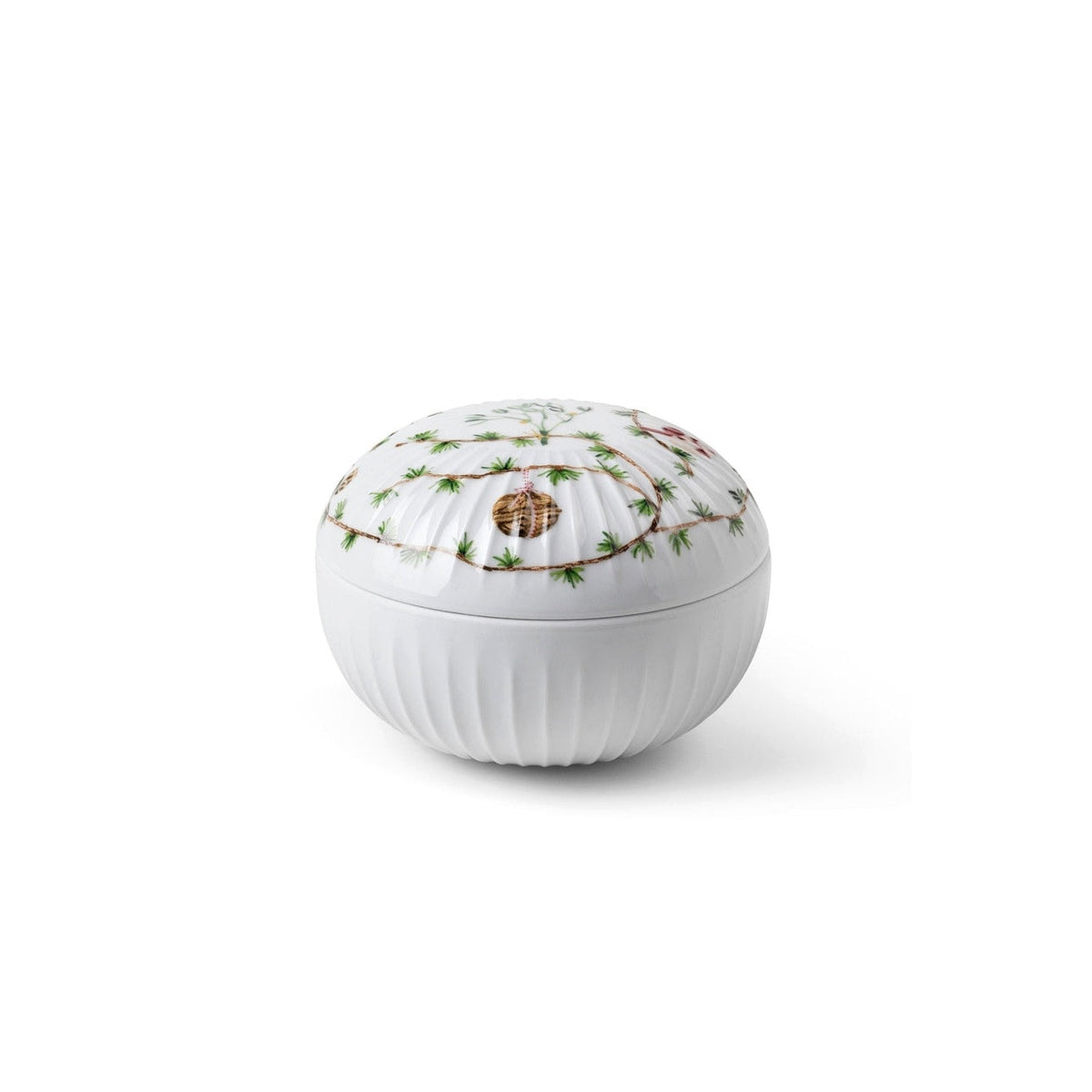 Kähler Hammershoi Christmas porcelánová miska na cukrovinky 12 cm, white, 693133