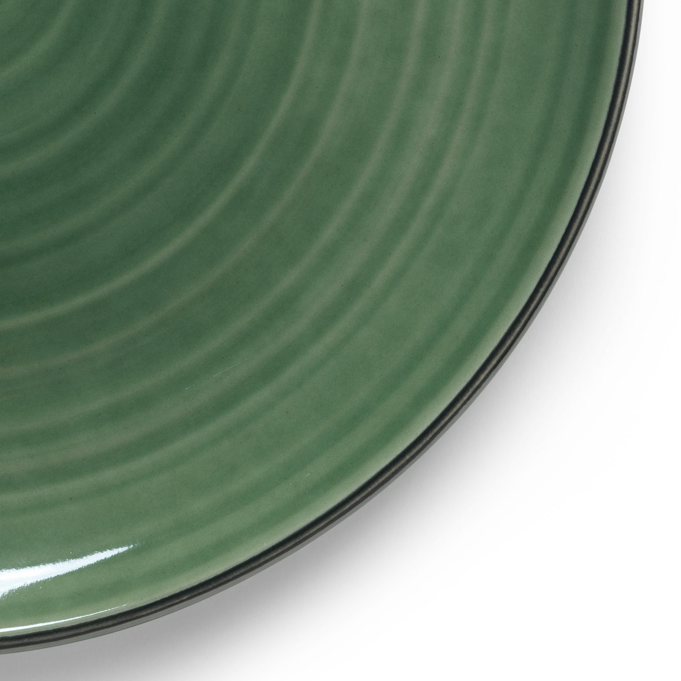 Kähler Colore stoneware plate 27 cm, sage green, 690624