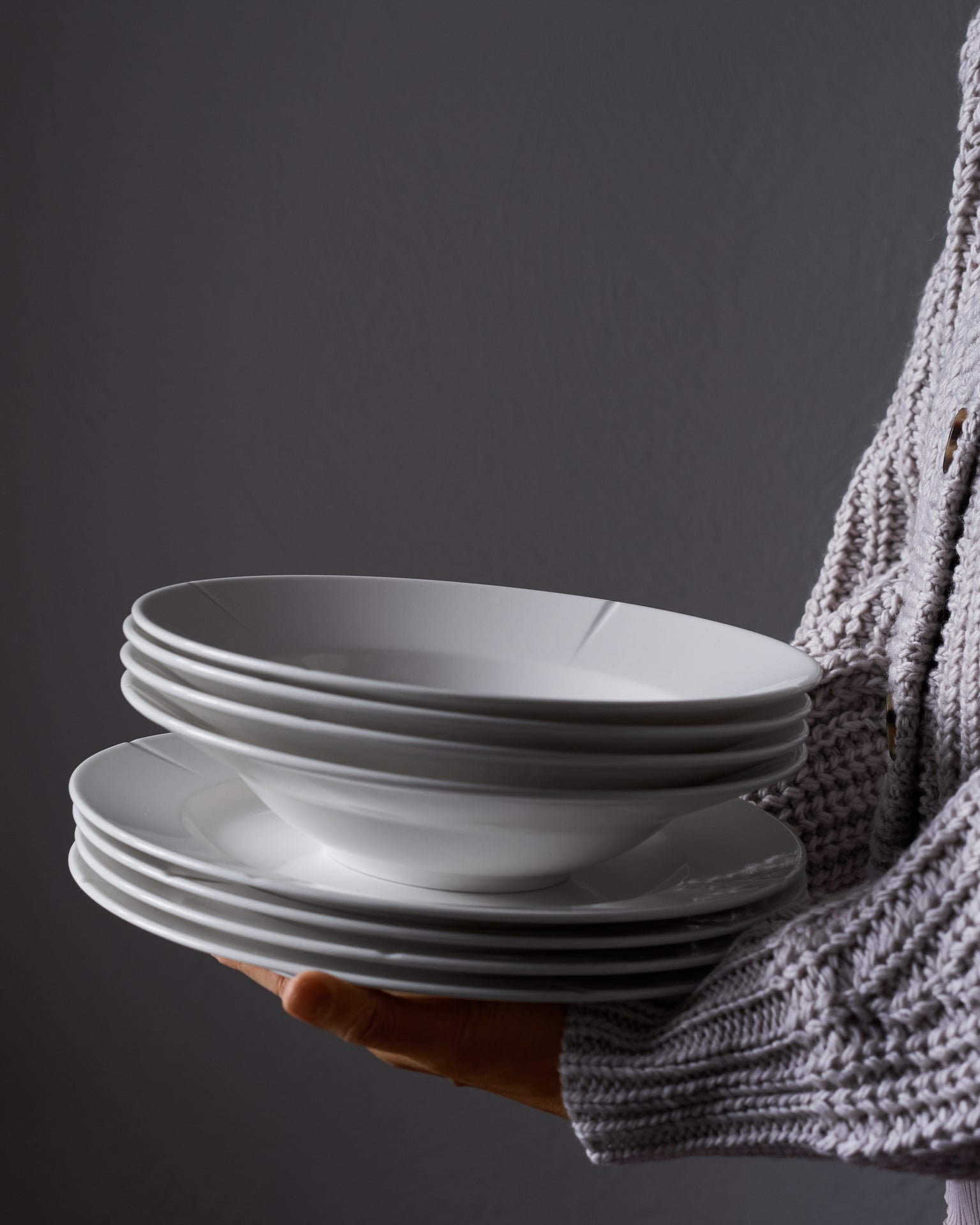 Rosendahl Grand Cru porcelánové hlboké taniere 25 cm, white, 4 ks, 20326