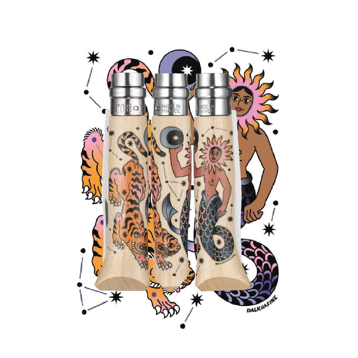 Opinel Cosmos Dalkhafine N°08 zatvárací nôž 8,5 cm, 003234