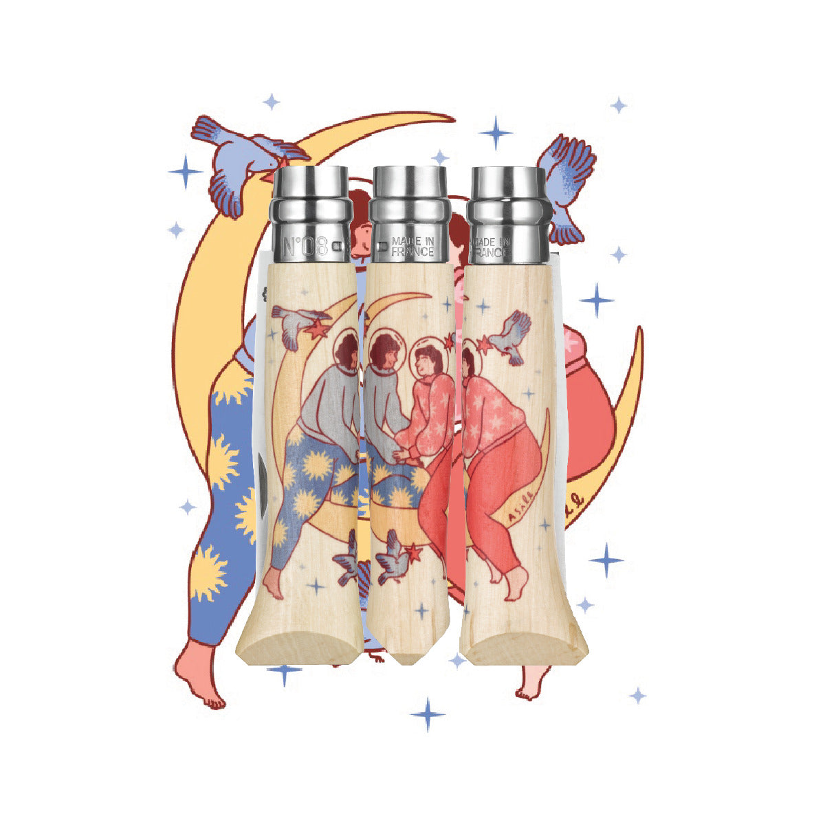 Opinel Cosmos Asile N°08 zatvárací nôž 8,5 cm, 003235