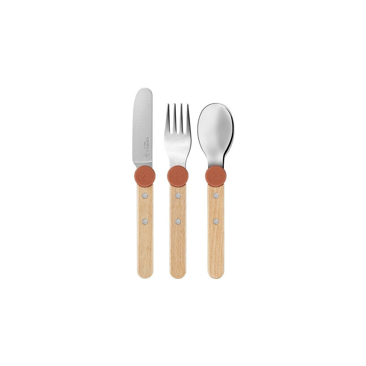 Opinel Le Petit Gourmet sada detských príborov, coral, 003256