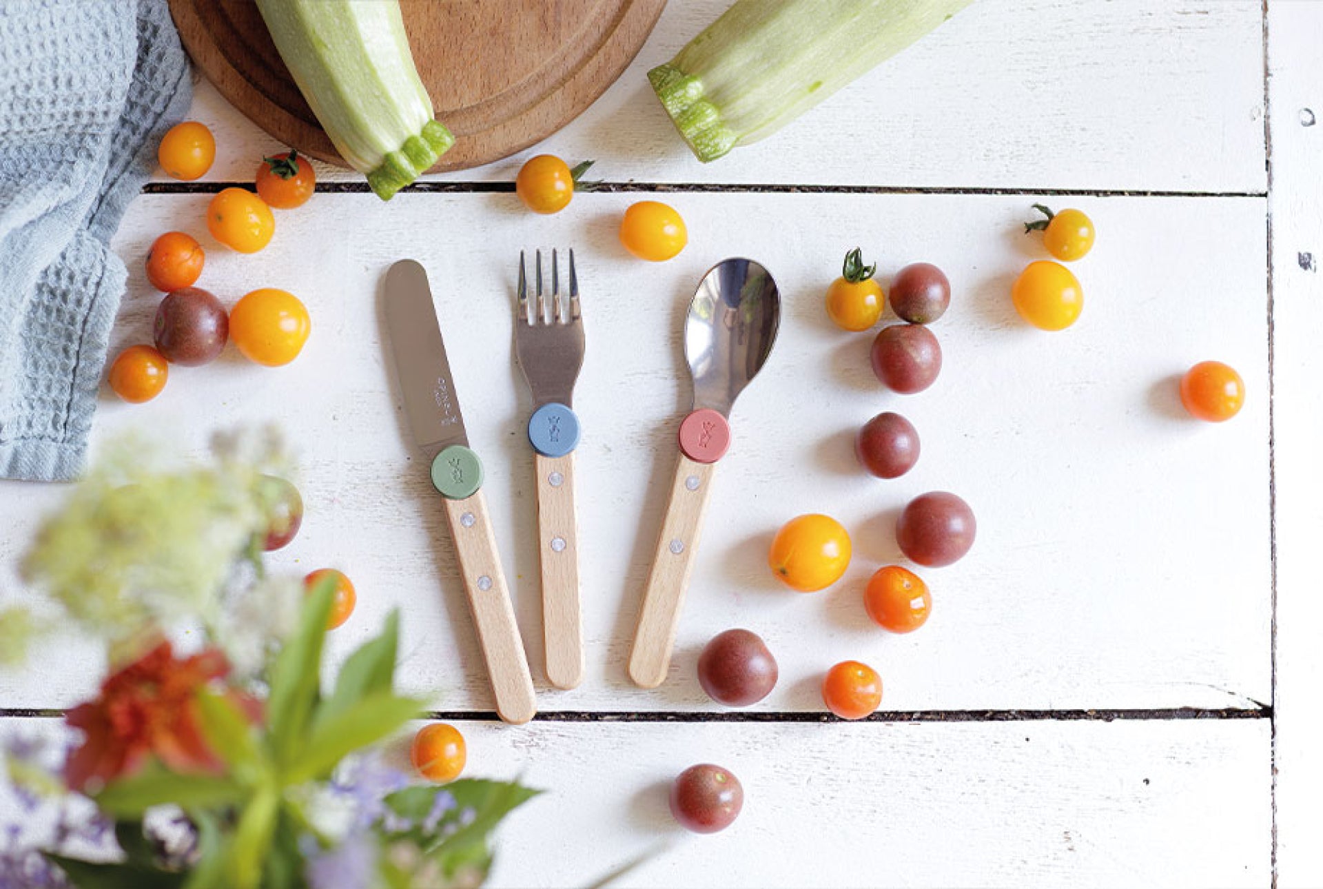 Opinel Le Petit Gourmet sada detských príborov, multicoloured, 003259