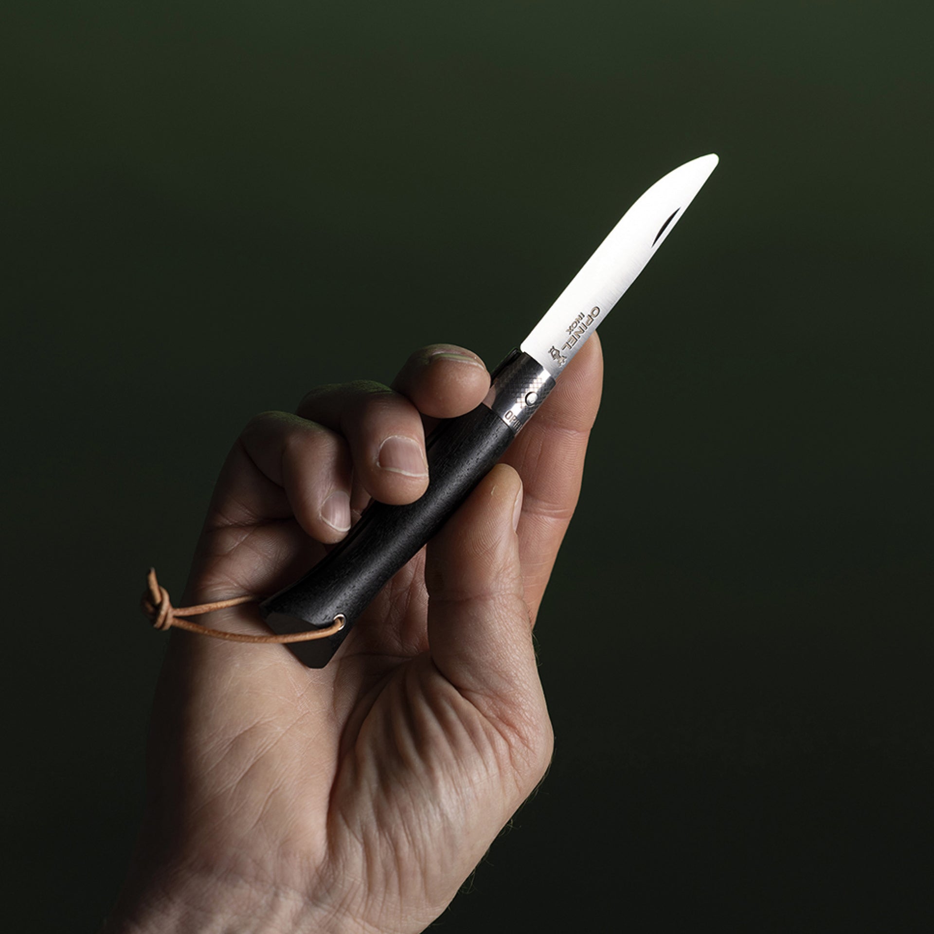 Opinel néo6 Ebony zavírací nůž 7 cm, 003110