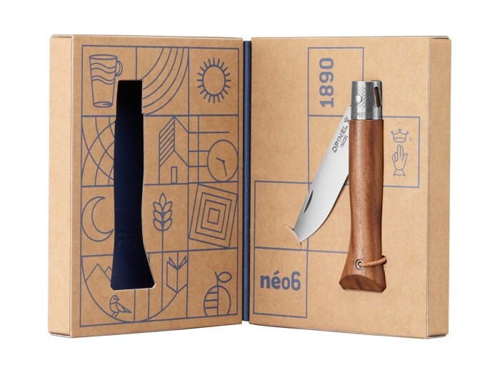 Opinel néo6 Black Walnut zatvárací nôž 7 cm, 003108