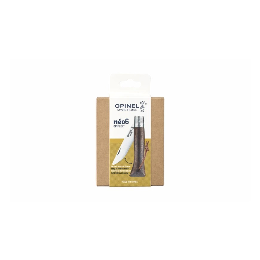 Opinel néo6 Black Walnut zatvárací nôž 7 cm, 003108
