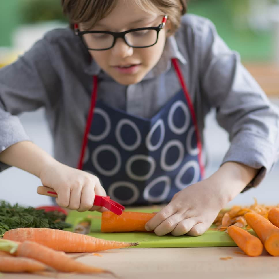 Detská škrabka Opinel Le Petit Chef, červená, 001745