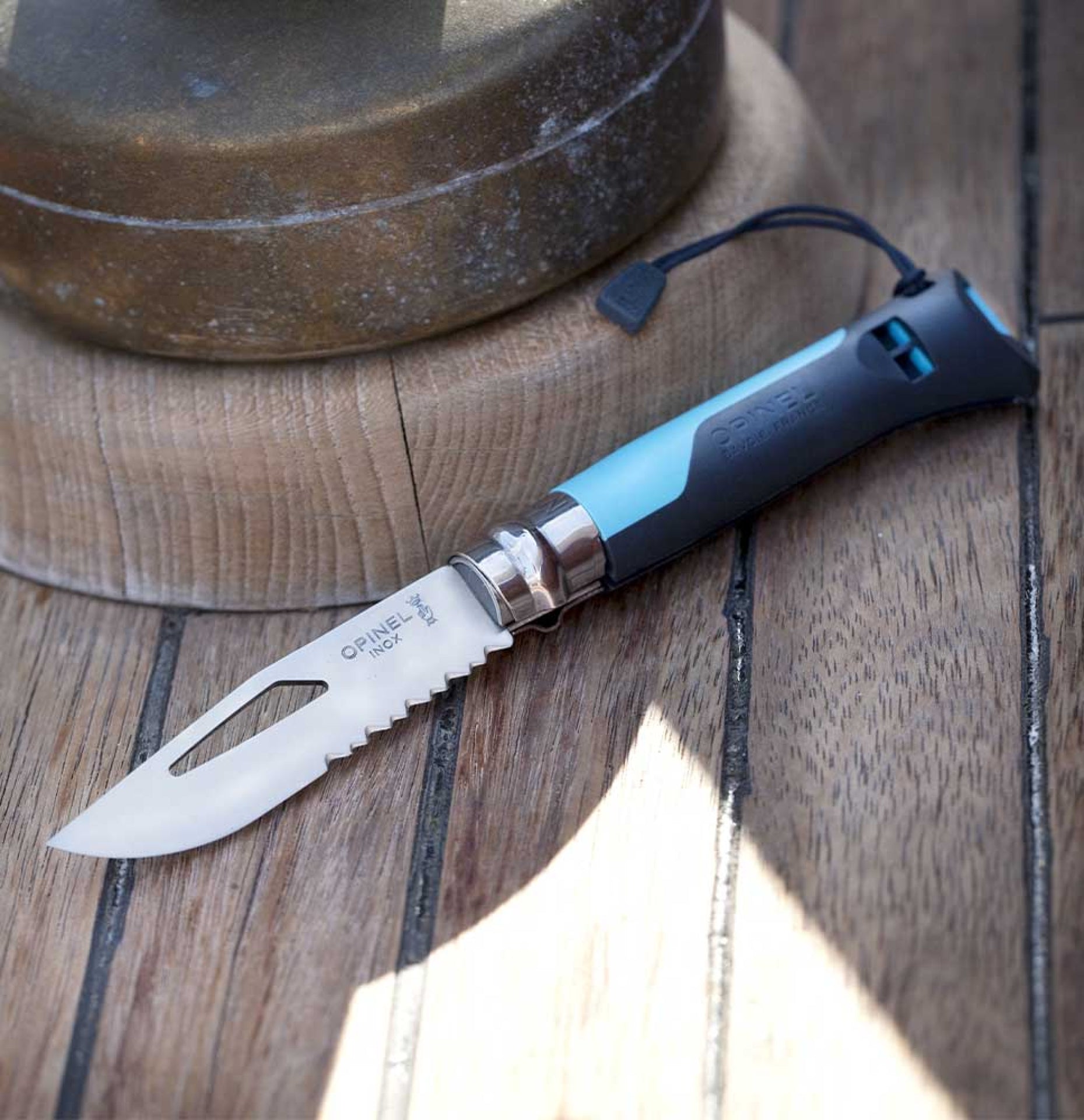 Nôž Opinel Outdoor N°08 8,5 cm, modrý, 001576