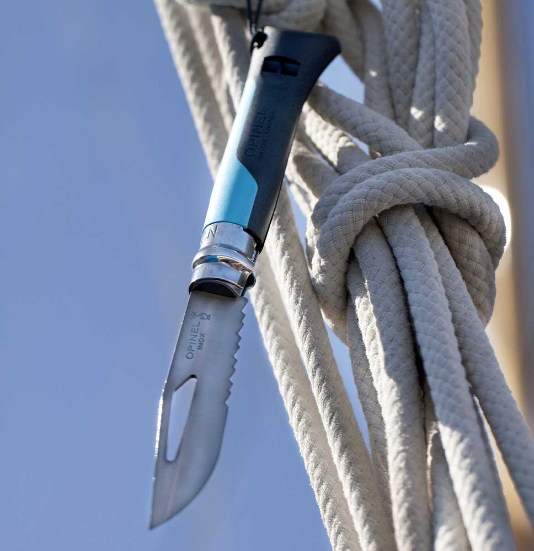 Nôž Opinel Outdoor N°08 8,5 cm, modrý, 001576