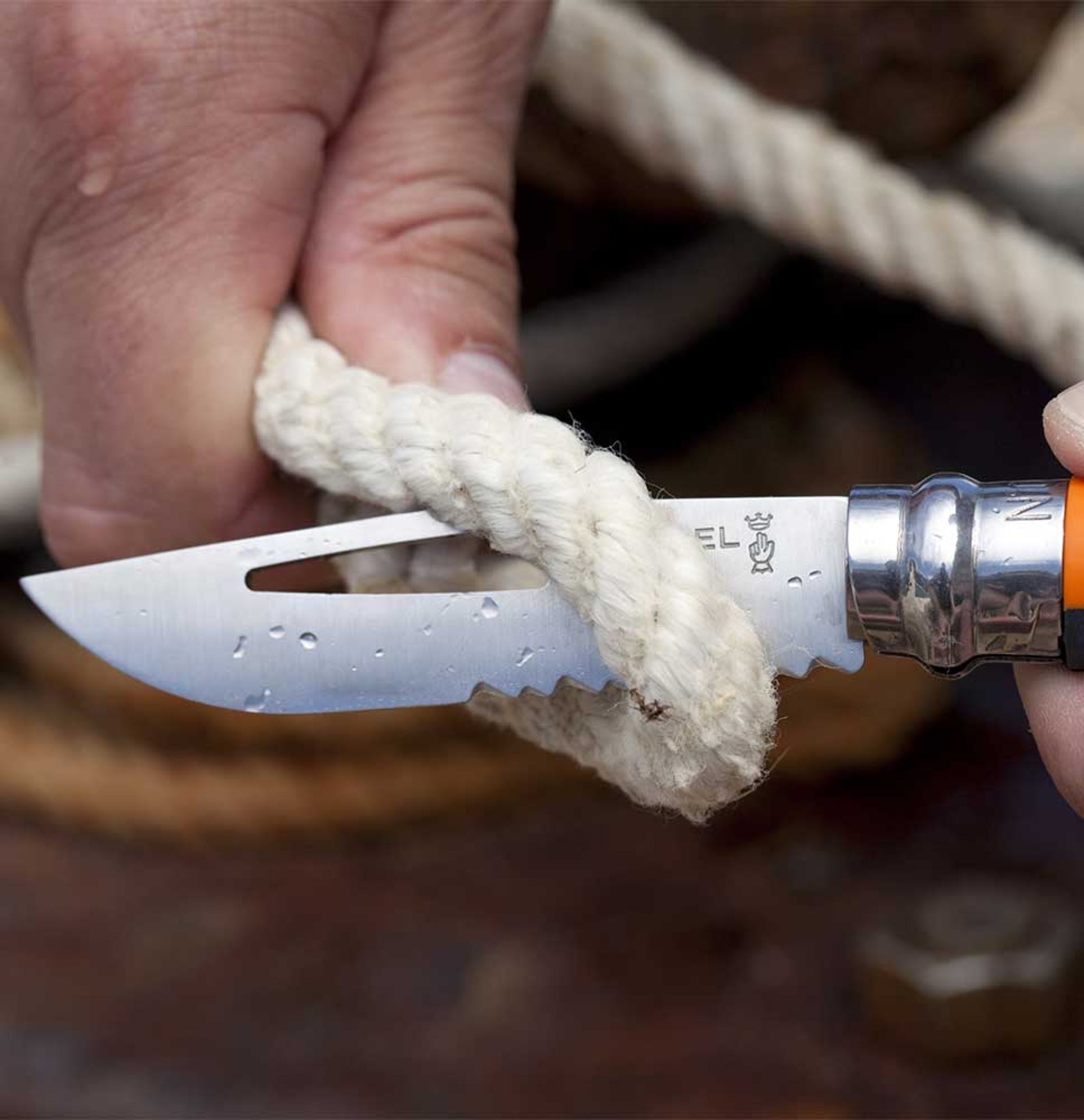 Nôž Opinel Outdoor N°08 8,5 cm, oranžový, 001577